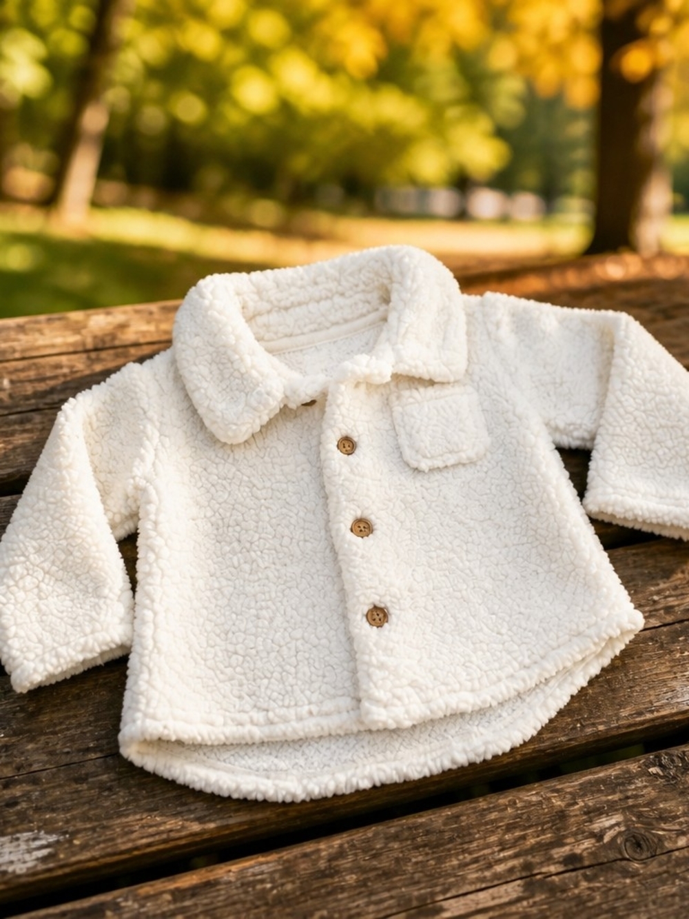 Gerber Cream Sherpa Jacket - Cozy Infant Pullover
